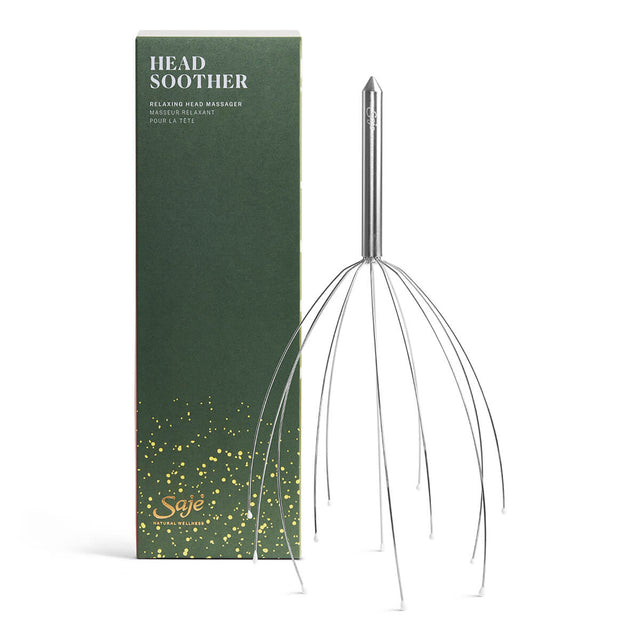 Head massager tool with packaging