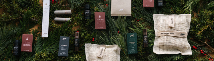 Saje holiday collection stocking stuffers