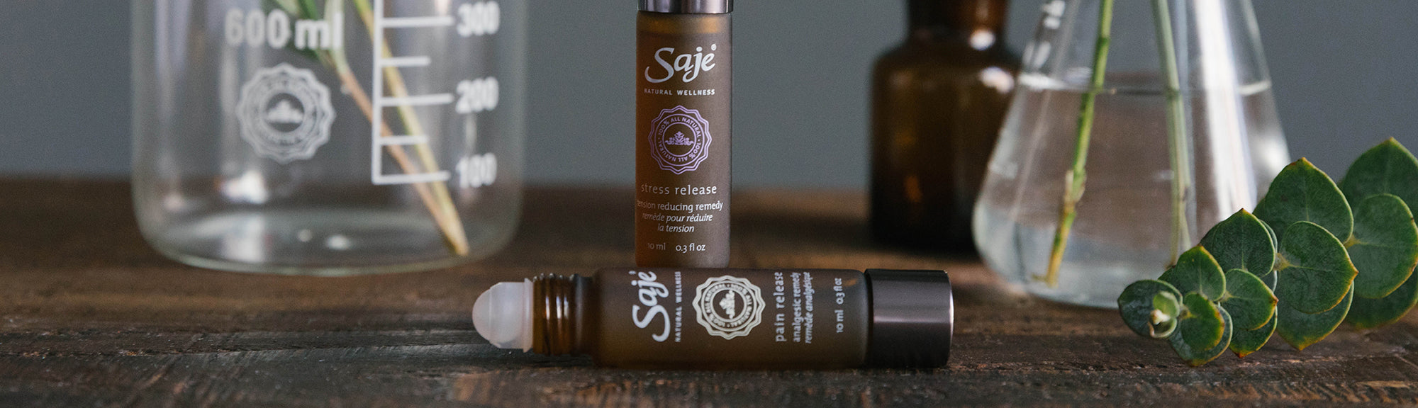 Stress less with 100% natural wellness products - Saje Natural