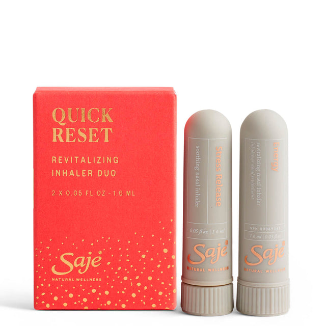 Quick reset revitalizing inhaler duo with packaging