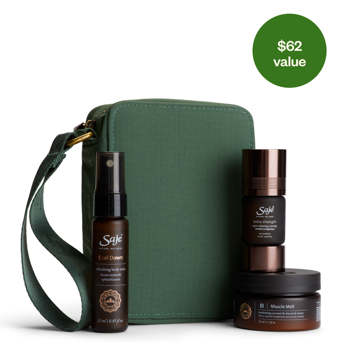 saje （セージ）body recovery kit【カナダ】 Body Recovery Relieving Essentials Kit - Saje Natural Wellness