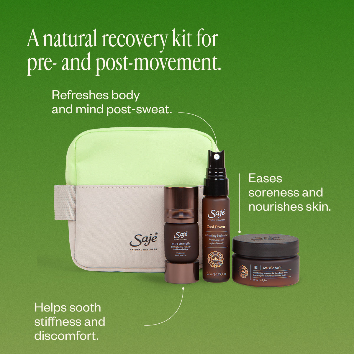 Body Recovery Relieving Essentials Kit