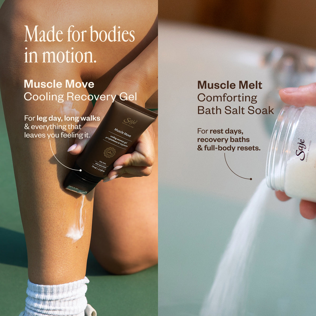 Complete Muscle Care Muscle Move & Muscle Melt Duo - Saje Natural