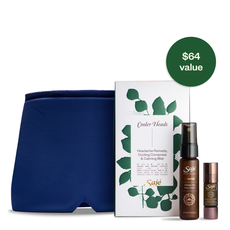 Cooler Heads roll-on from Saje Natural Wellness
