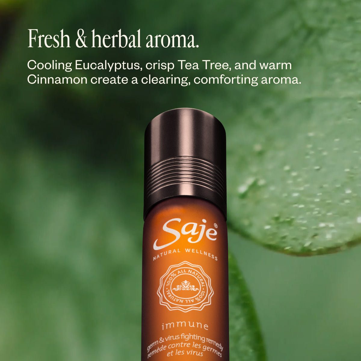Immune Germ and Virus 10 ml Remedy Roll-on - Saje Natural