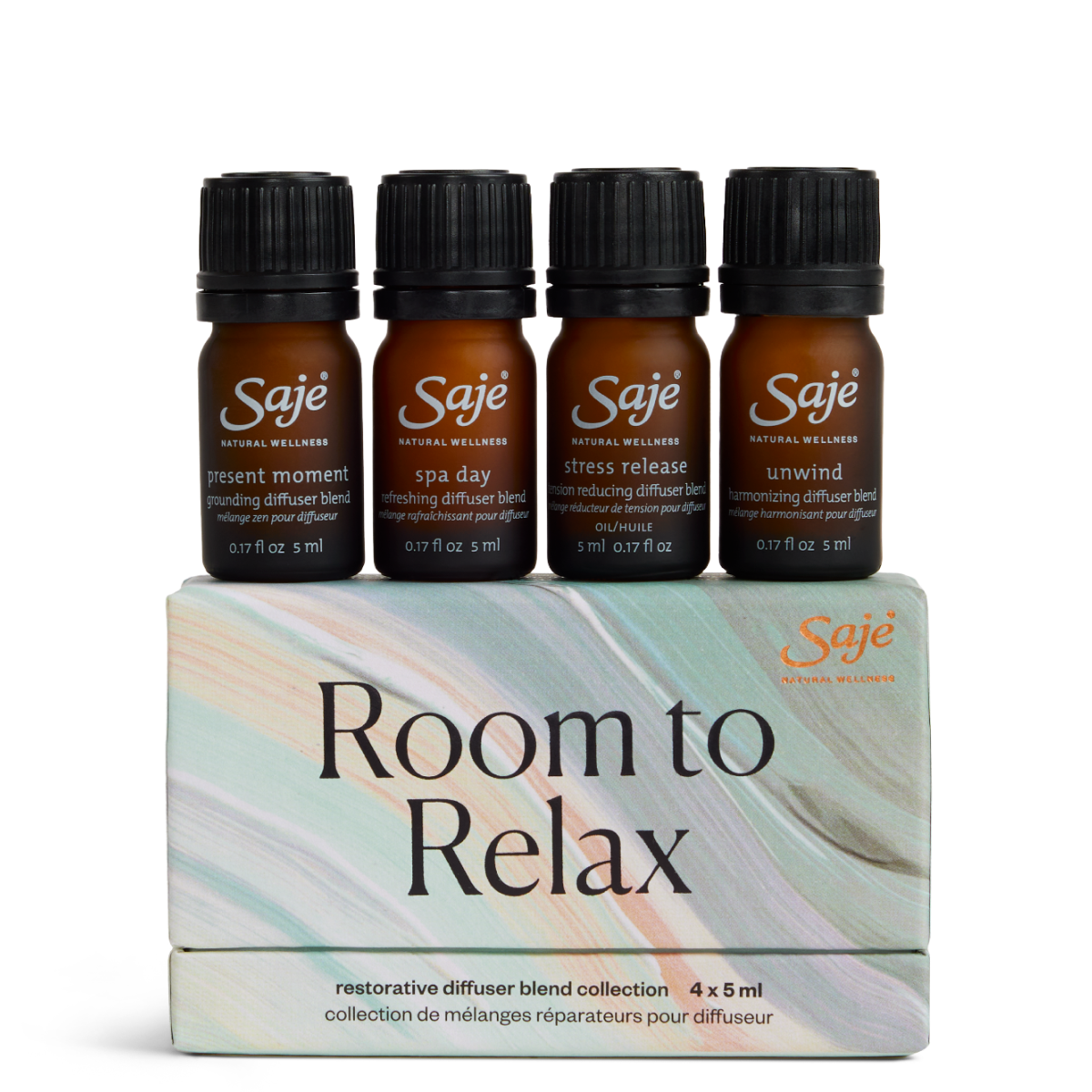 Saje Natural Wellness アロマオイルセット Room to Relax Diffuser Blend Collection
