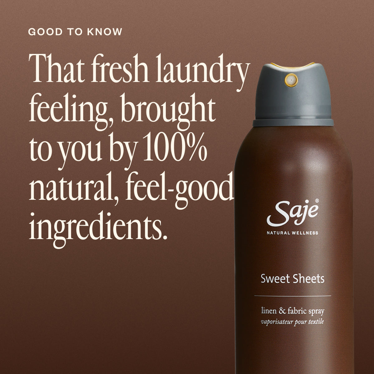 Sweet Sheets Linen & Fabric Spray - Saje Natural Wellness