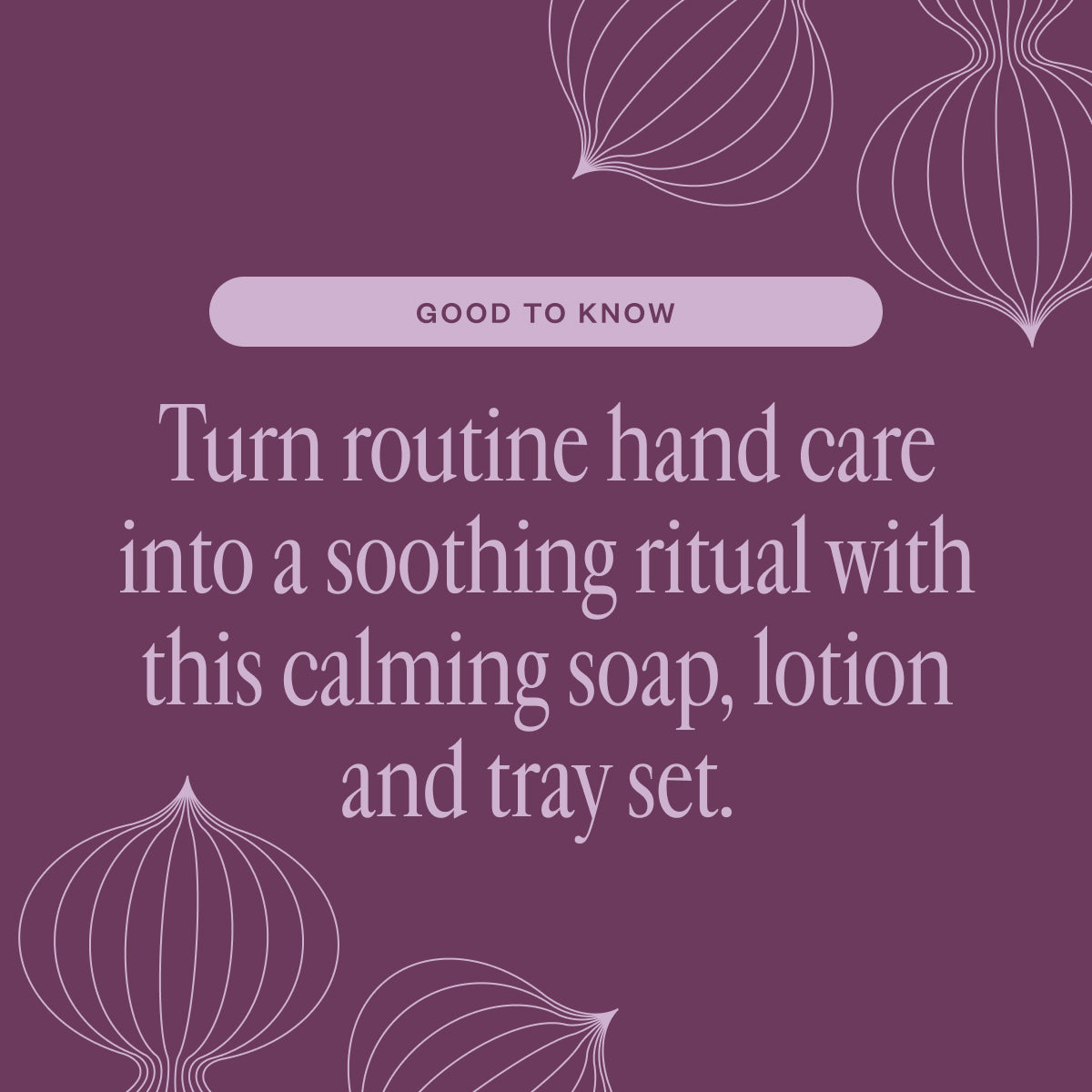 Lavender & Friends Sink Set