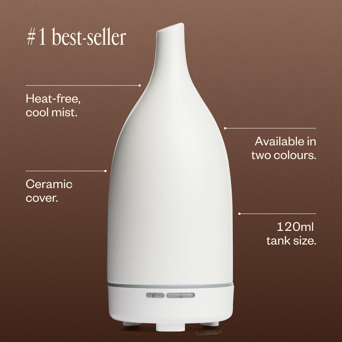 Aroma Om White Ultrasonic Diffuser - Saje Natural Wellness