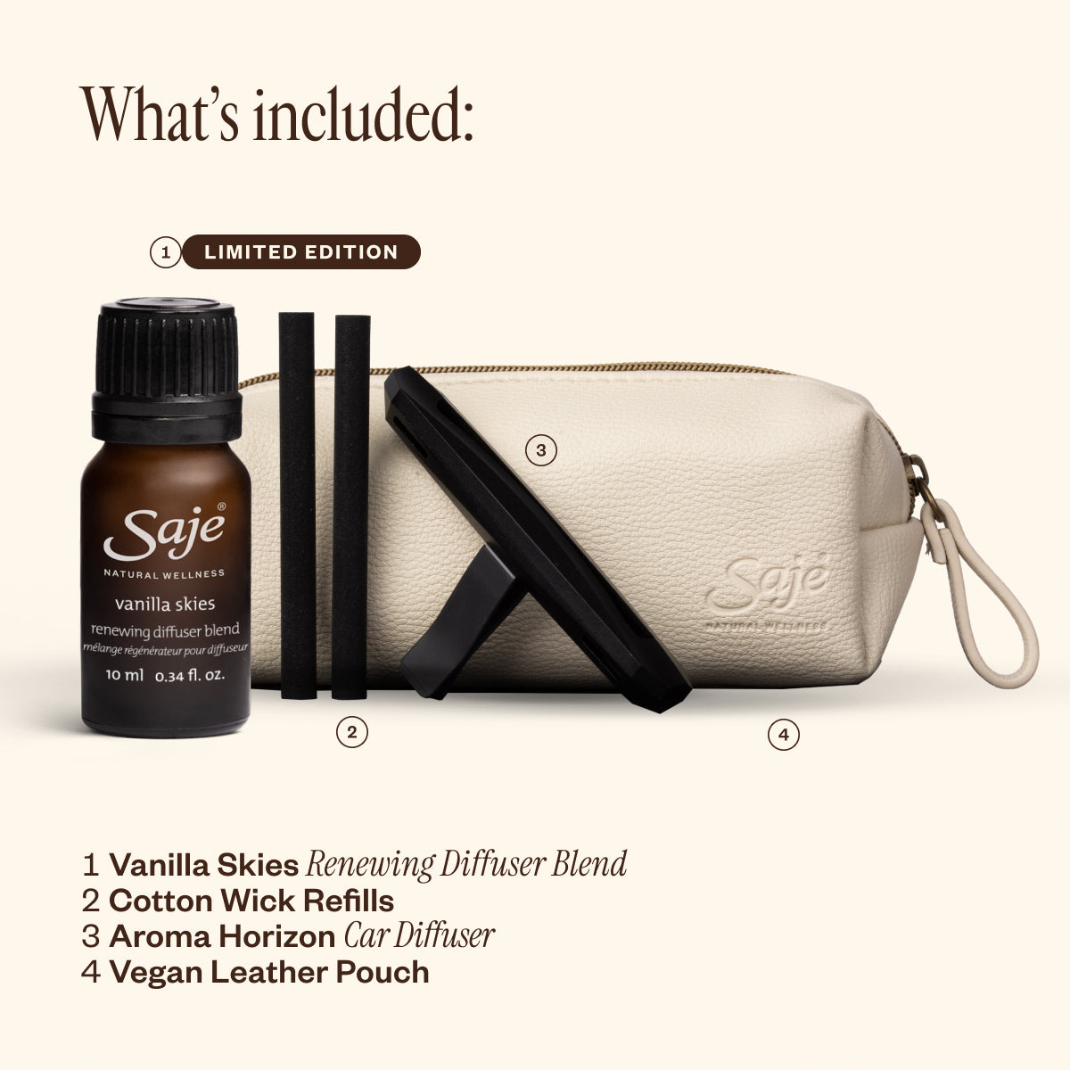 Drive Joyful Aroma Horizon Next Gen Car Diffuser & Vanilla Skies