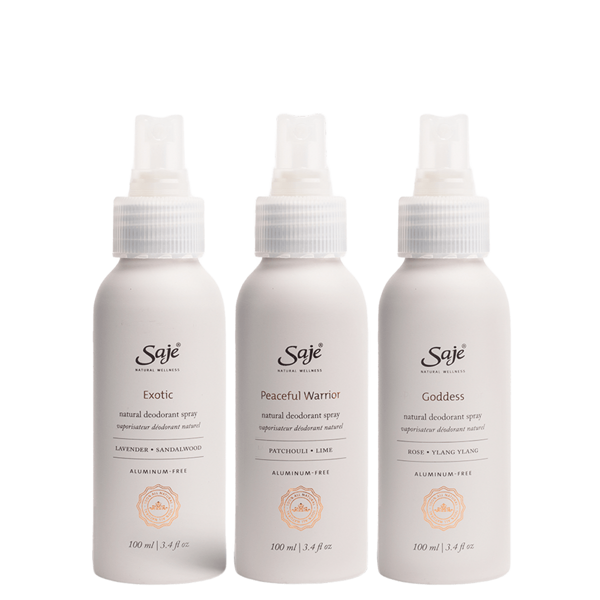 Natural Deodorant Trio