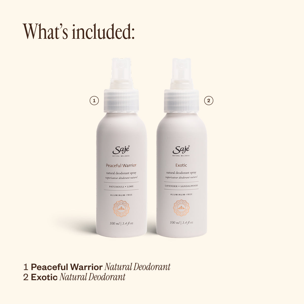 Natural Deodorant Duo