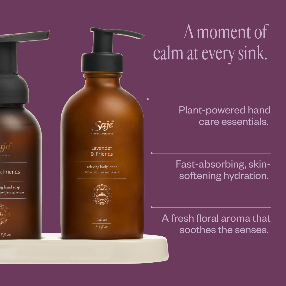 Lavender & Friends Sink Set