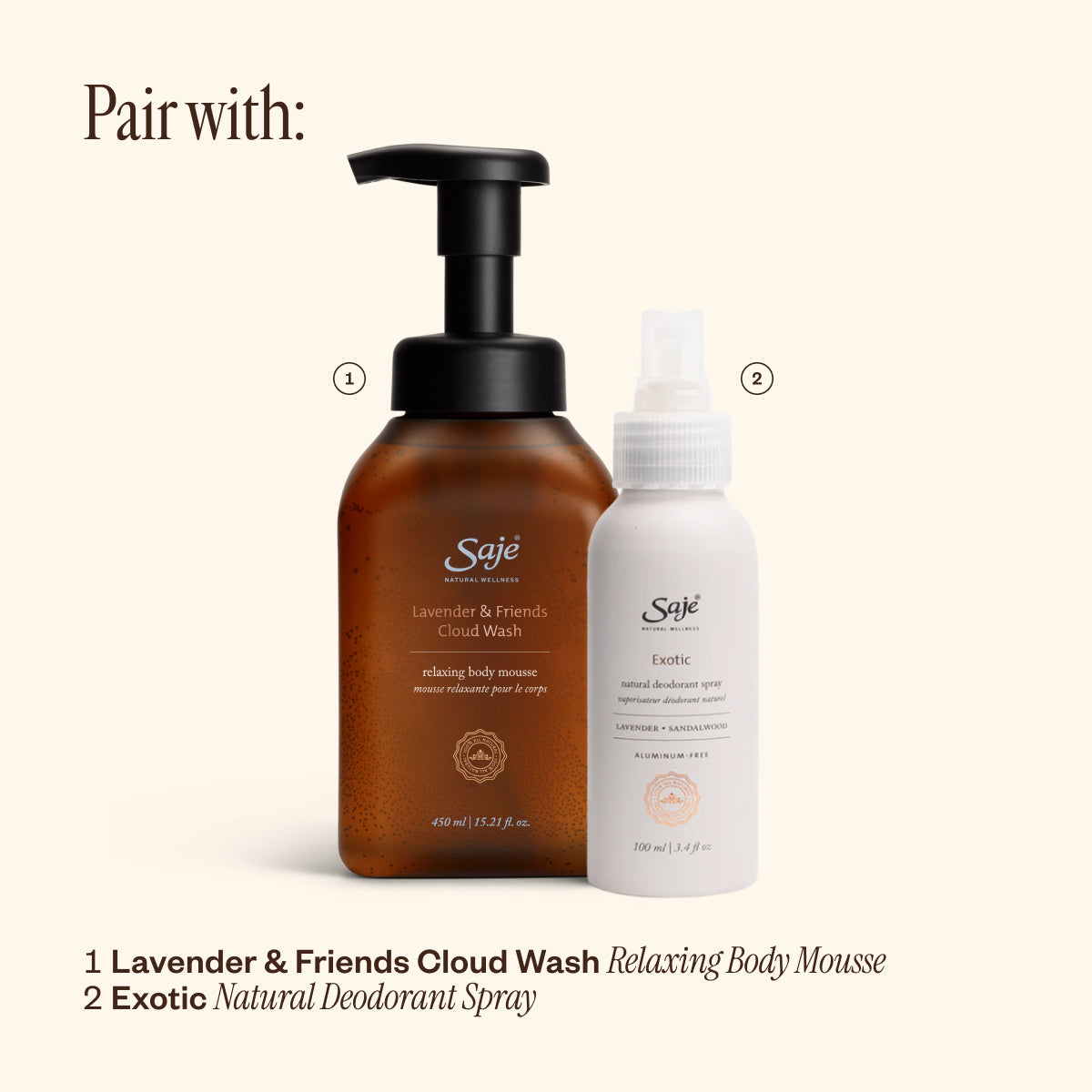 Lavender & Friends Calming Shower Steamer - Saje Natural Wellness