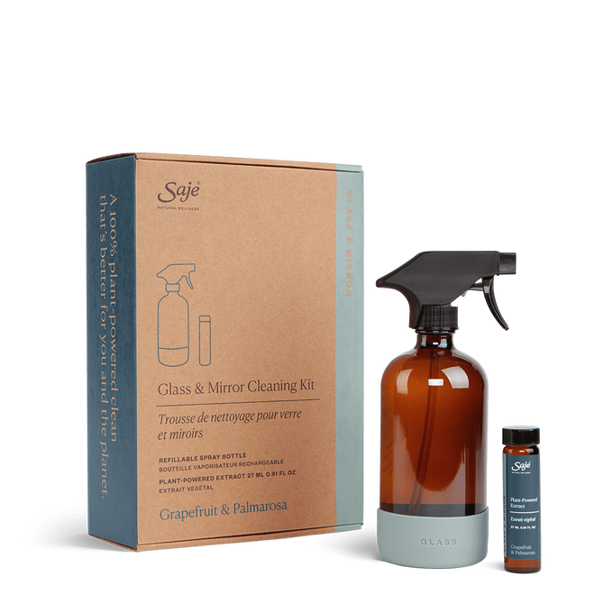 Glass and Mirror Cleaning Kit Grapefruit - Saje Natural Wellness